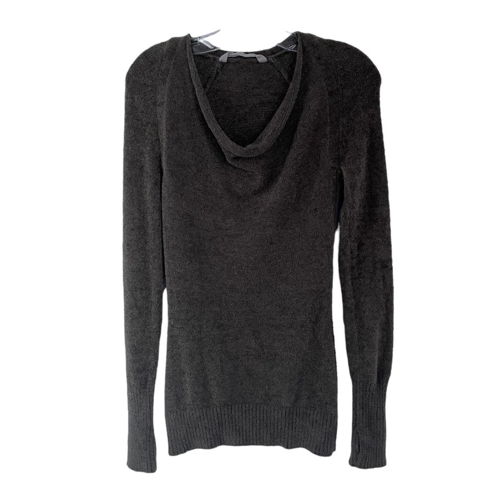 Athleta Cozy Sweatshirt Long Sleeve XXS Dark Gray Loungewear Women's